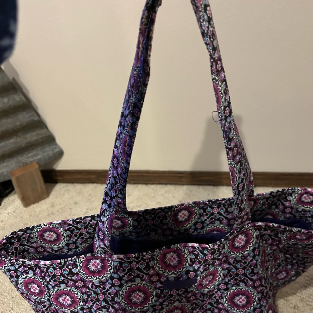Vera Bradley Purple Patterned Women's Bag Set 5 pieces - Picture 13 of 14